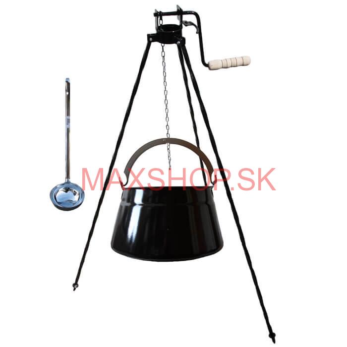 Kotlík na ryby 8 L + trojnožka s kladkou