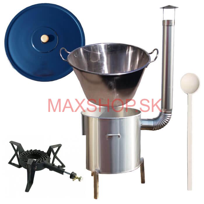 Zabíjačková súprava + nerezový kotol 80 L + horák KEMPER